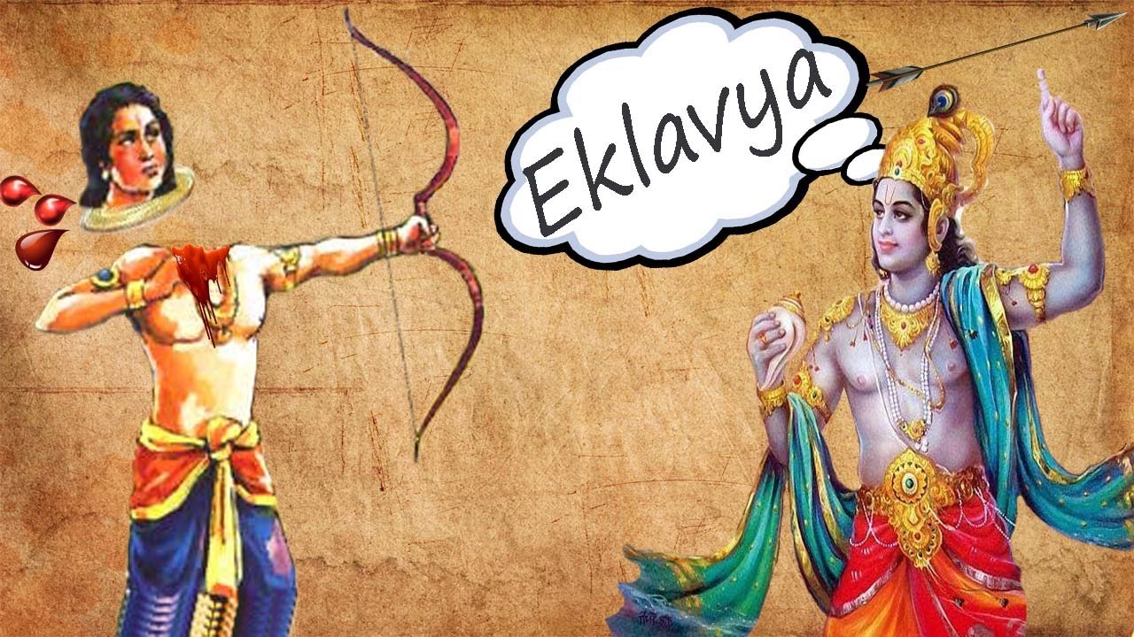 Lord Krishna Kills Eklavya