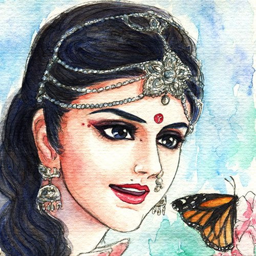 Beautiful Draupadi