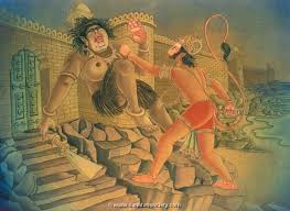 Hanuman enters Lanka