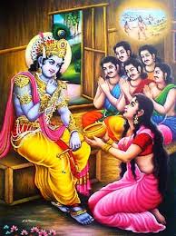 Krishna saved Draupadi and Pandavasa from Durvasa Muni