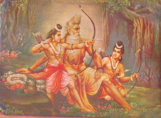 Valmiki teaching Lava Kisha