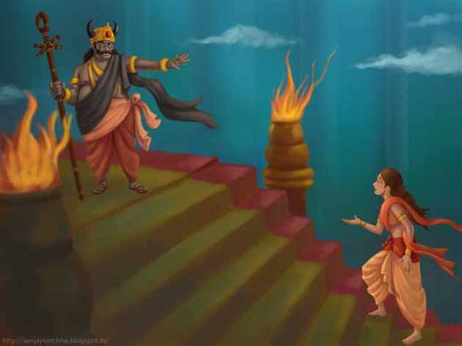 Savitri follows Yama (1)