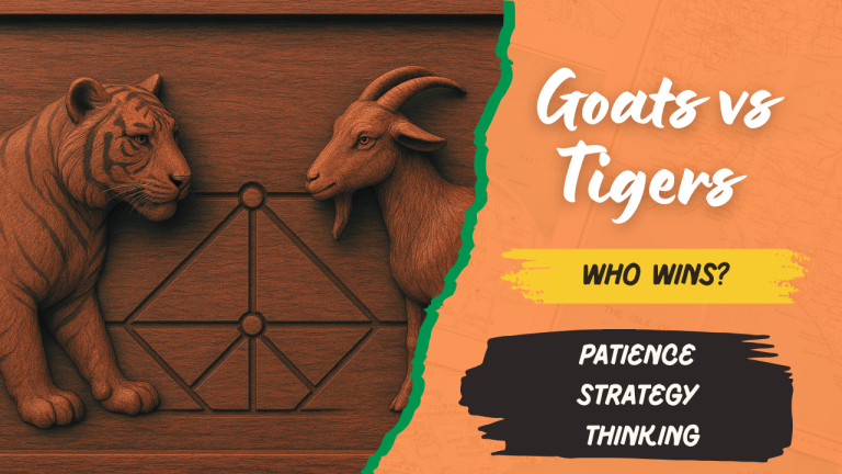 Aadu Puli Aatam, the Traditional Game of Goats and Tigers